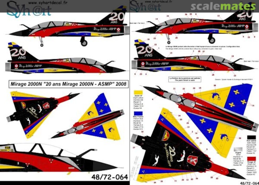 Boxart Dassault Mirage 2000N 72-064 Syhart