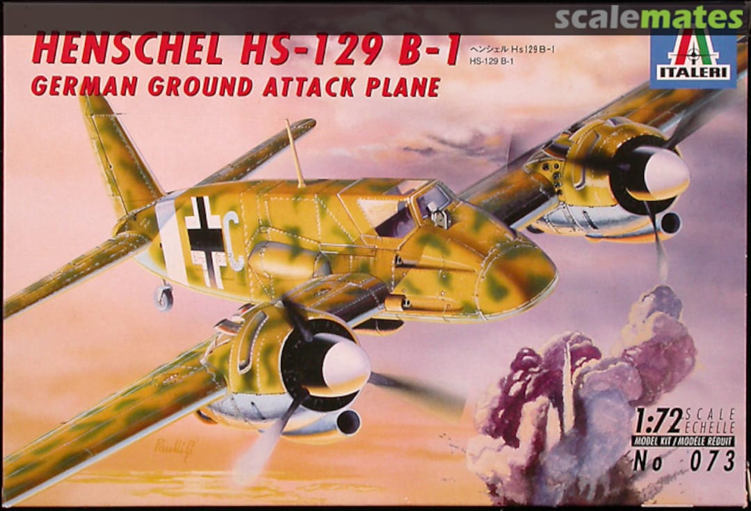 Boxart Henschel Hs-129 B-1 073 Italeri