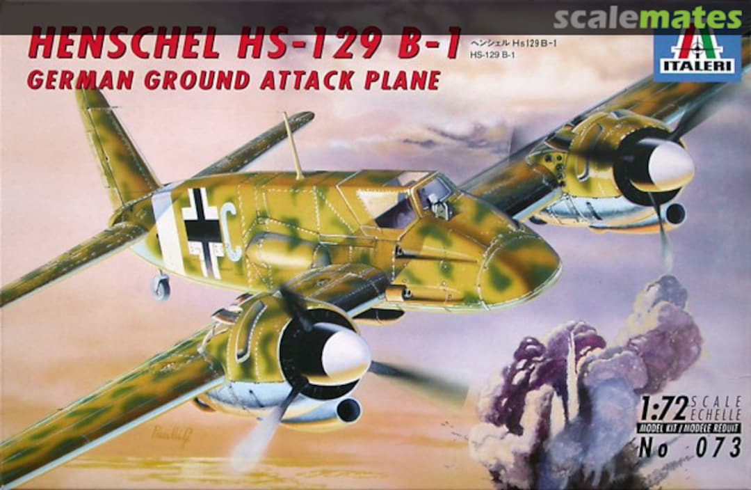 Boxart Henschel Hs-129 B-1 073 Italeri