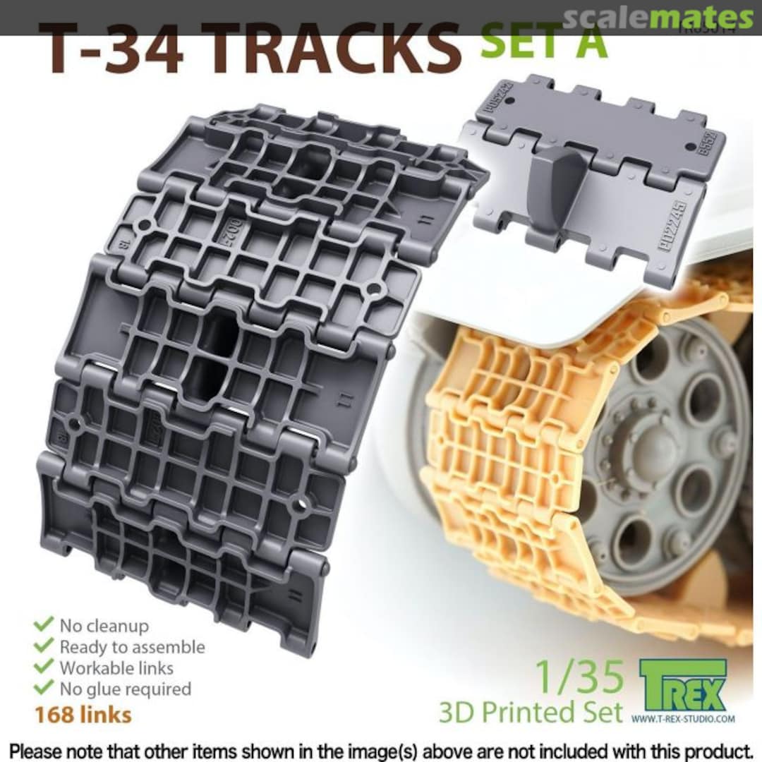 Boxart T-34 Tracks - Set A TR85014 T-Rex Studio