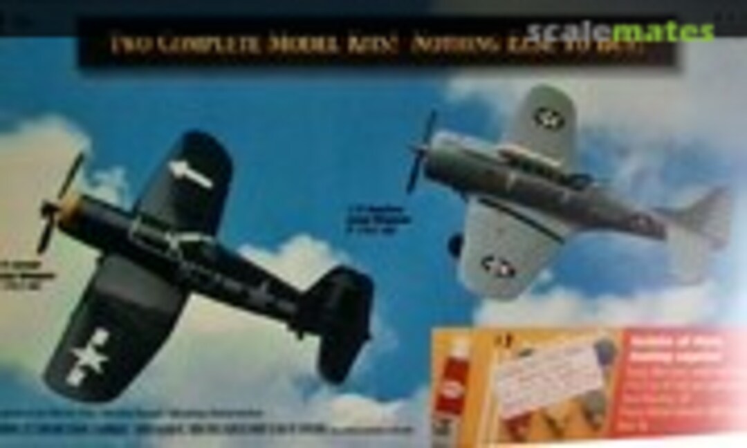 1:72 World War II Fighters F4U &amp; SBD (Testors 4057)