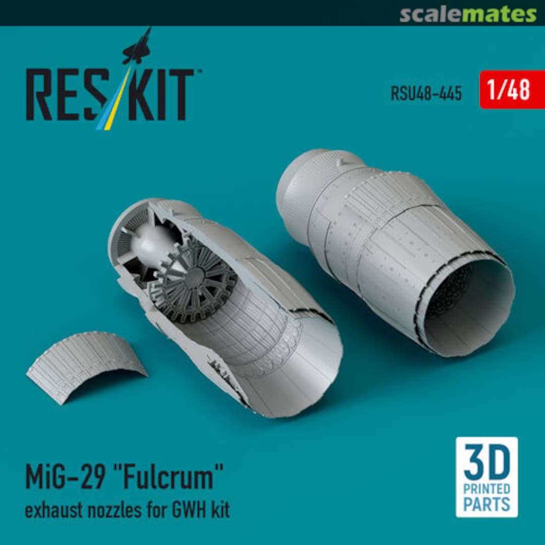 Boxart MiG-29 Fulcrum - exhaust nozzles RSU48-0445 ResKit