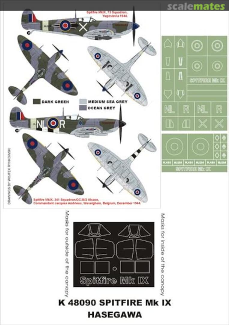 Boxart Spitfire Mk.IX K48090 Montex