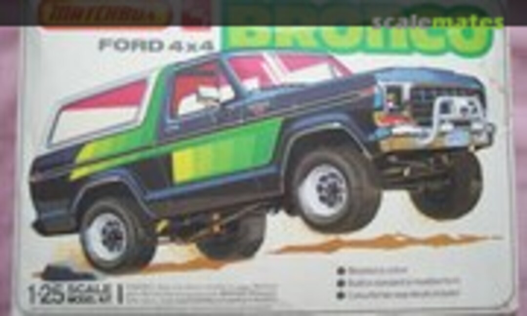 1:25 Ford 4x4 Bronco (Matchbox/AMT PK-4629)