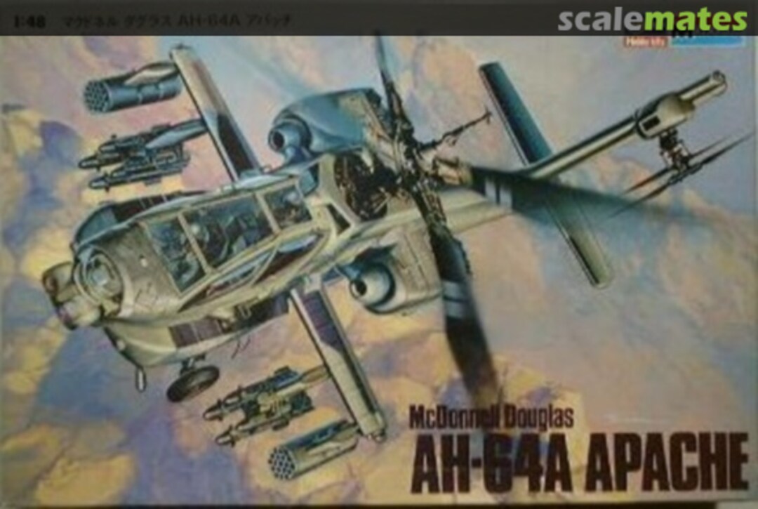 Boxart McDonnell Douglas AH-64A Apache 86005 Hasegawa/Monogram