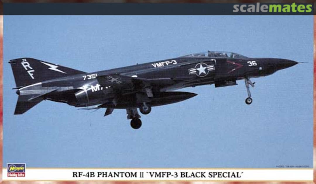 Boxart RF-4B Phantom II 'VMFP-3 Black Special' 00056 Hasegawa