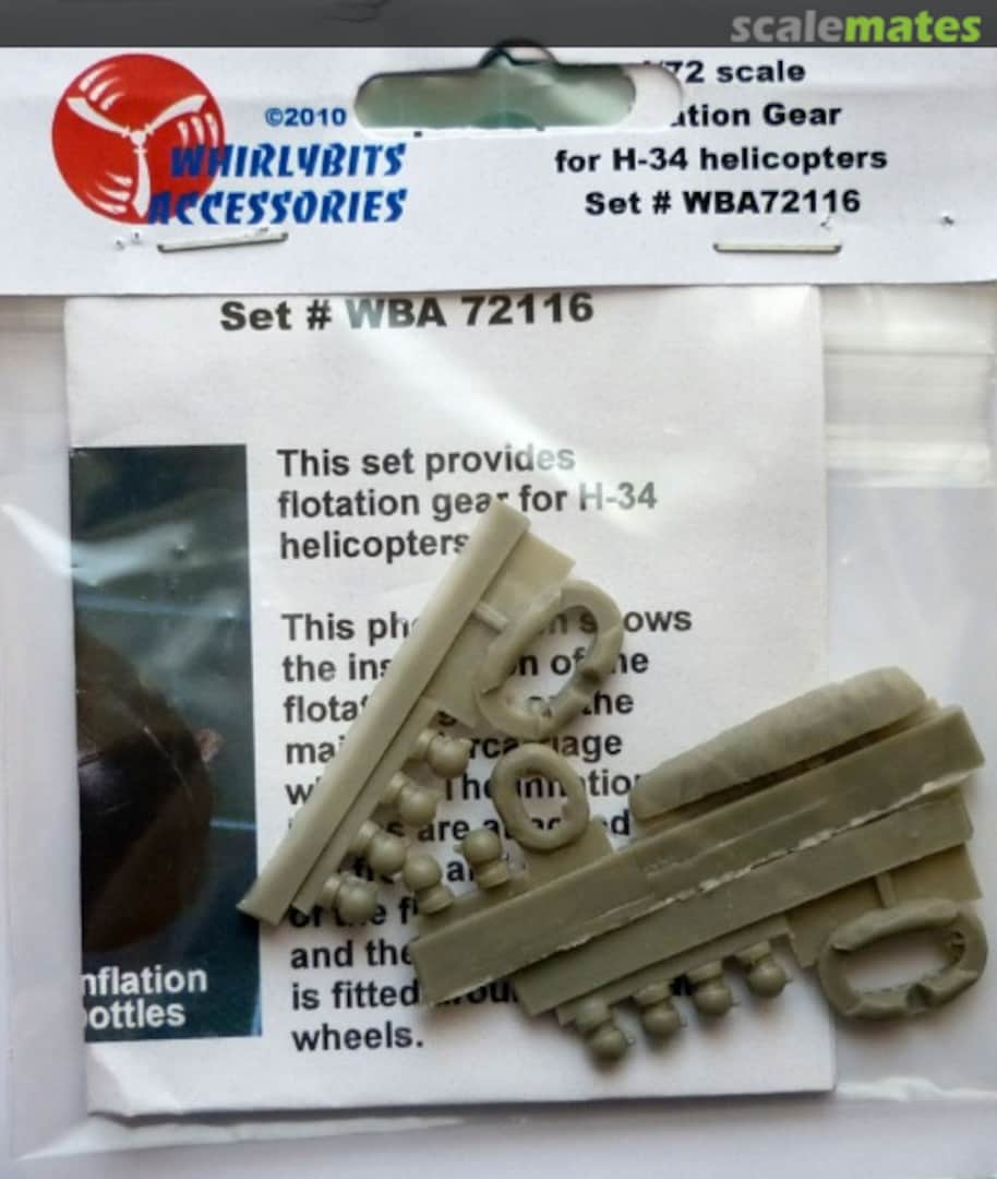 Boxart Flotation Gear for H-34 helicopters WBA72116 Whirlybits