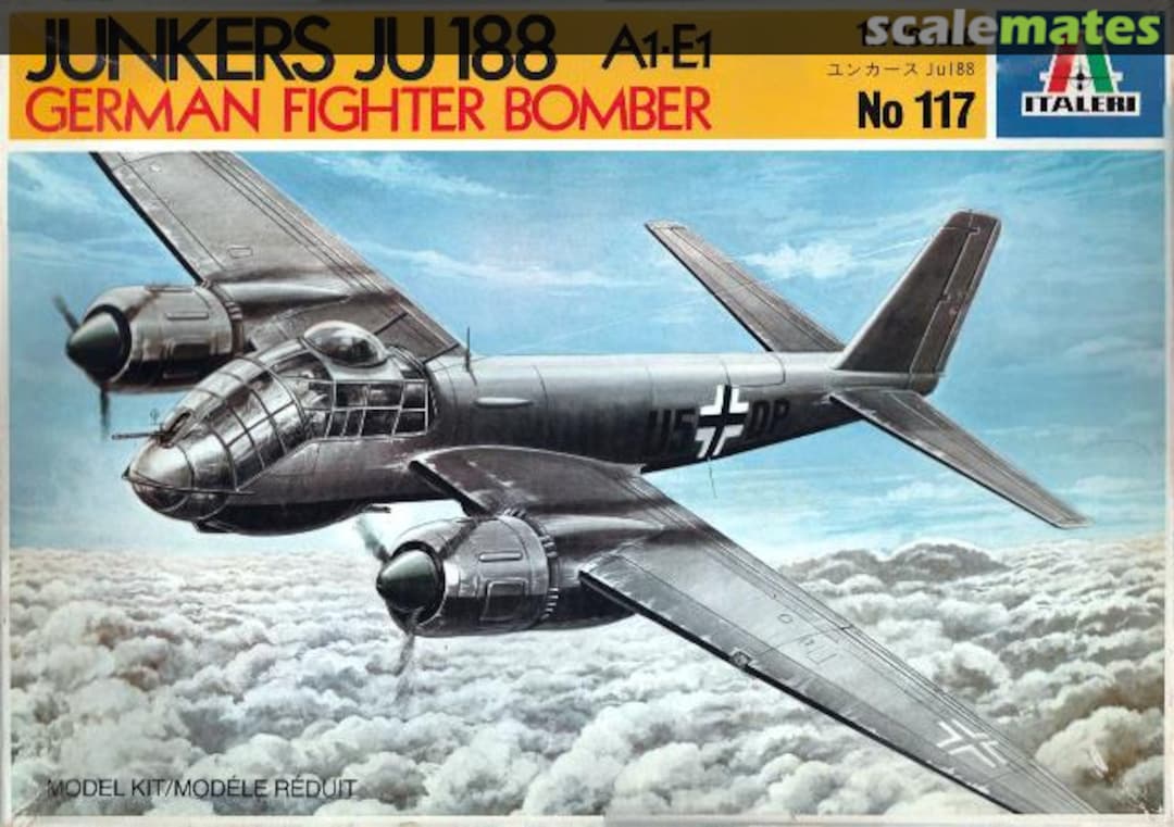 Boxart Junkers Ju 188 A1-E1 117 Italeri