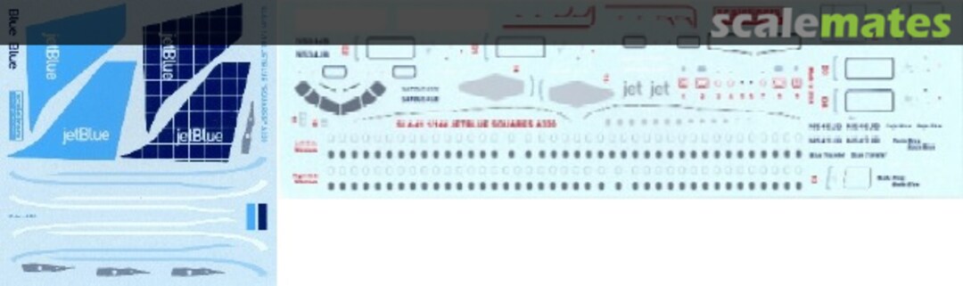 Boxart Airbus A320-232 SL4-41 Scaleliners Decals