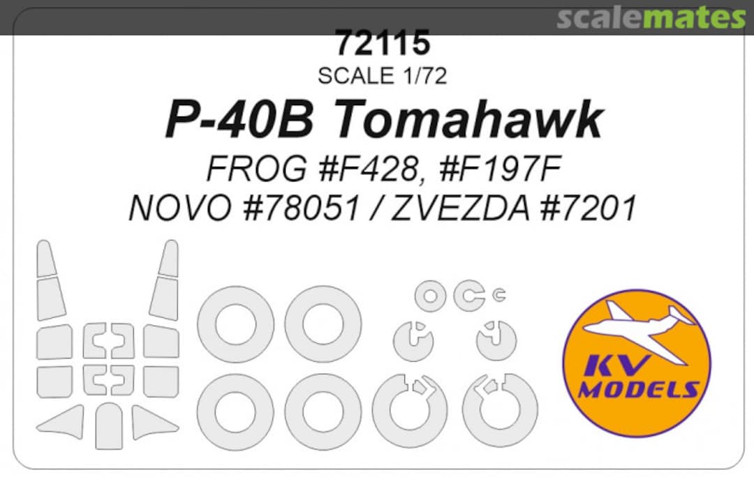 Boxart P-40B Tomahawk 72115 KV Models