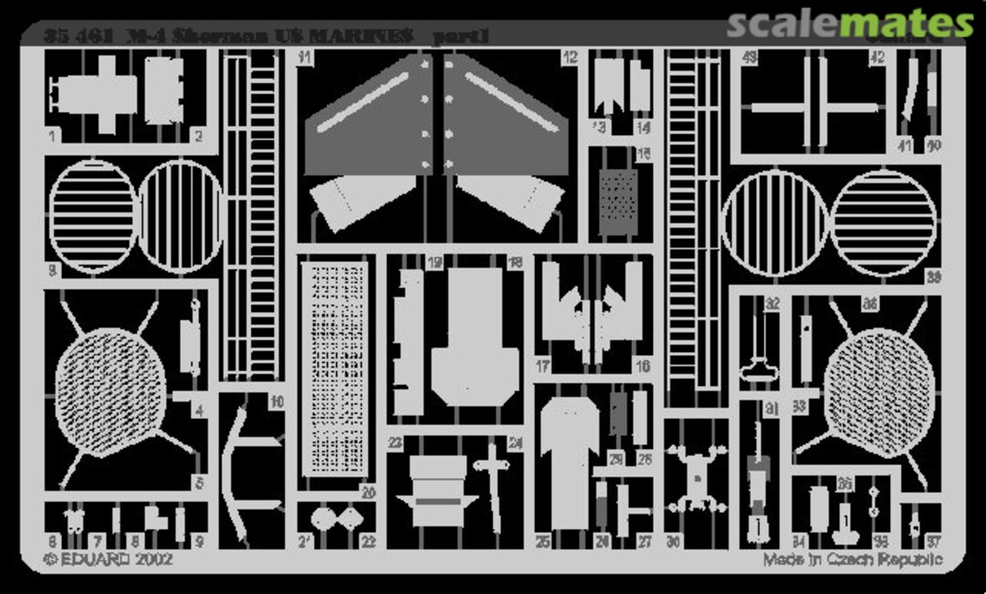 Boxart M-4 Sherman US Marines 35461 Eduard