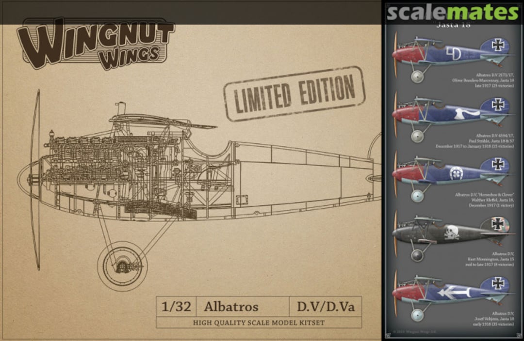 Boxart Albatros D.V 32901 Wingnut Wings