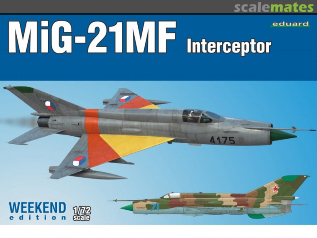 Boxart MiG-21MF Interceptor 7453 Eduard