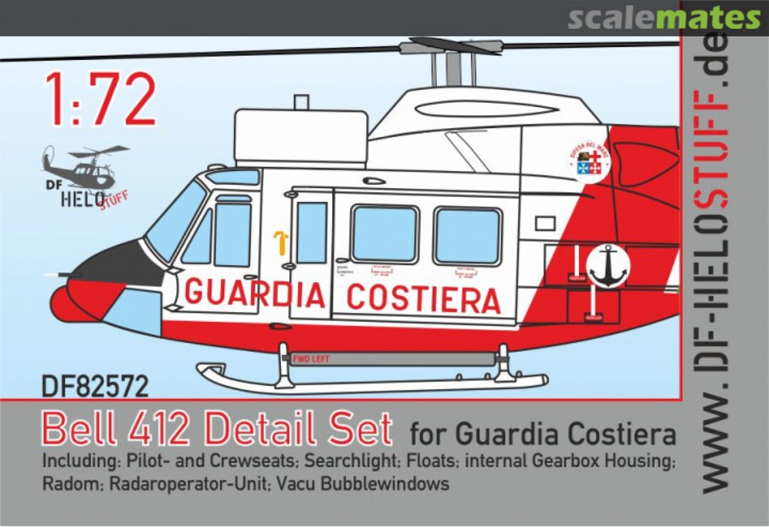 Boxart Bell 412 - Detail Set DF82572 DF HeloStuff