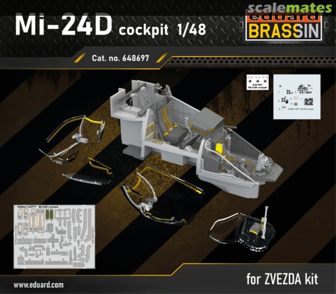 Boxart Mi-24D cockpit 648697 Eduard