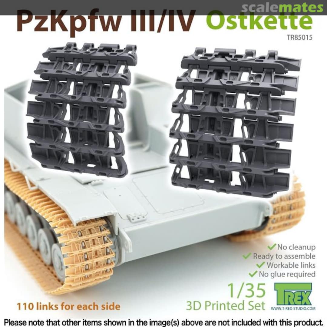 Boxart PzKpfw III/IV Ostkette TR85015 T-Rex Studio