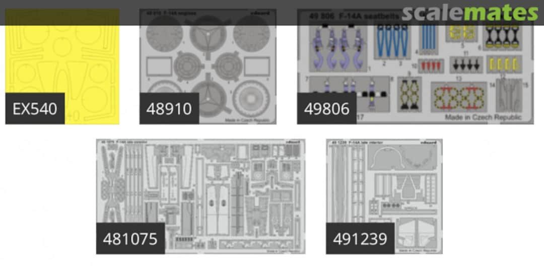 Contents F-14A late BIG49318 Eduard