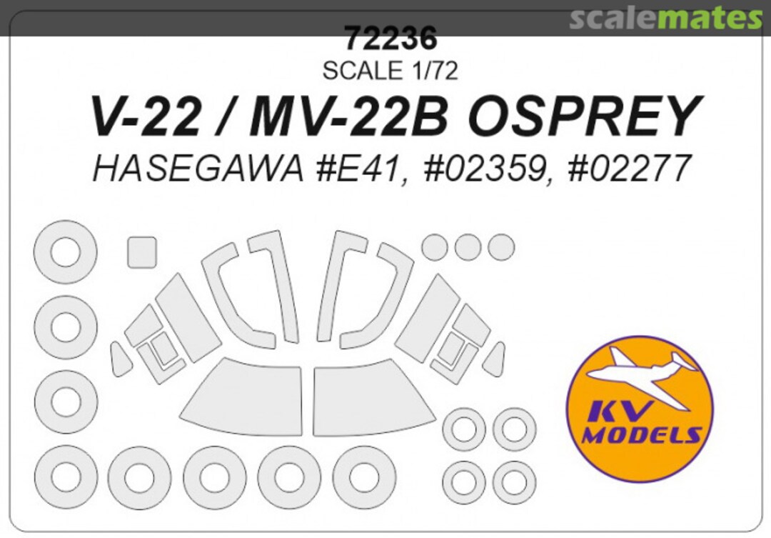 Boxart V-22 / MV-22B Osprey 72236 KV Models