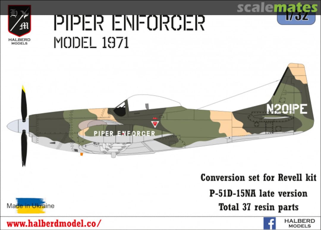 Boxart Piper Enforcer (model 1971) 3204 Halberd Models