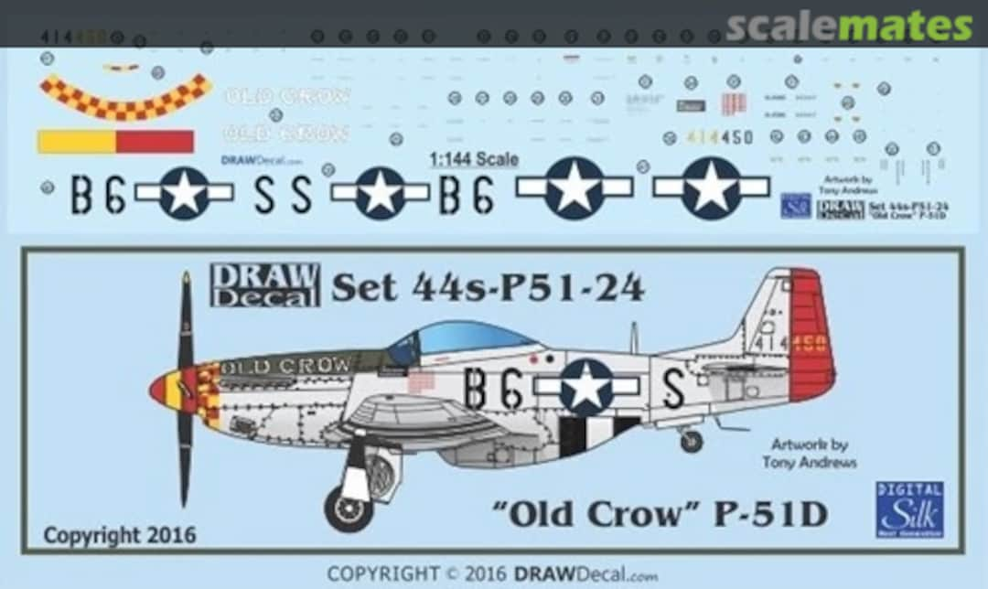 Boxart P-51D “Old Crow” 44-P51-24 Draw Decal