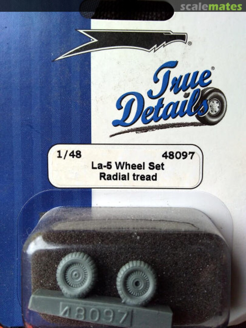 Boxart La-5 Wheel Set 48097 True Details