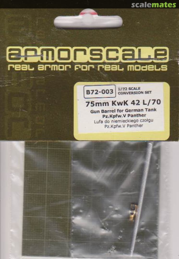 Boxart 75mm KwK 42 L/70 B72-003 Armorscale