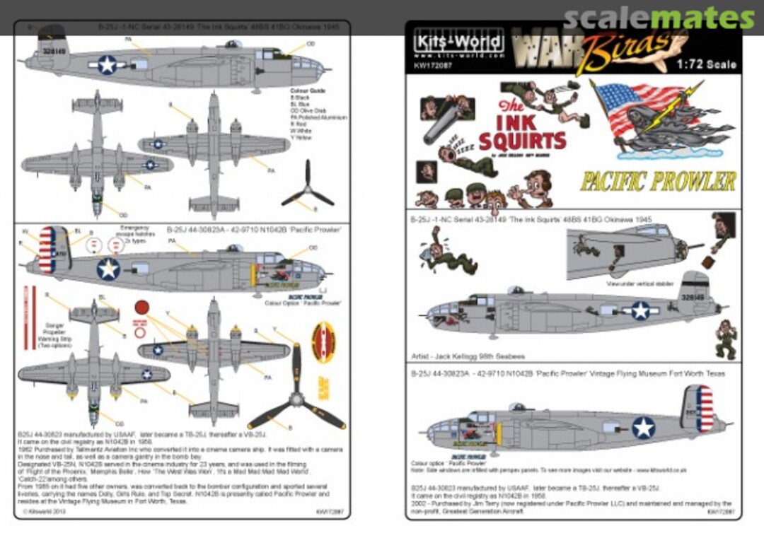 Boxart B-25 Mitchell KW172087 Kits-World