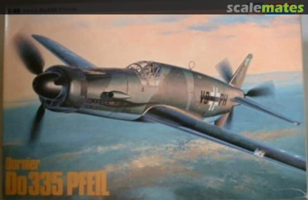 Boxart Dornier Do 335 Pfeil 86006 Hasegawa/Monogram