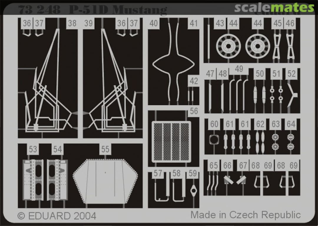 Boxart P-51D Mustang 73248 Eduard