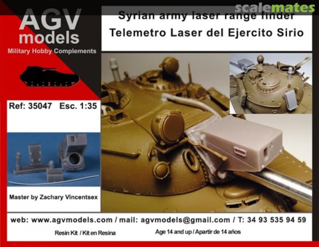 Boxart Syrian Army Laser Range Finder 35047 AGV Models