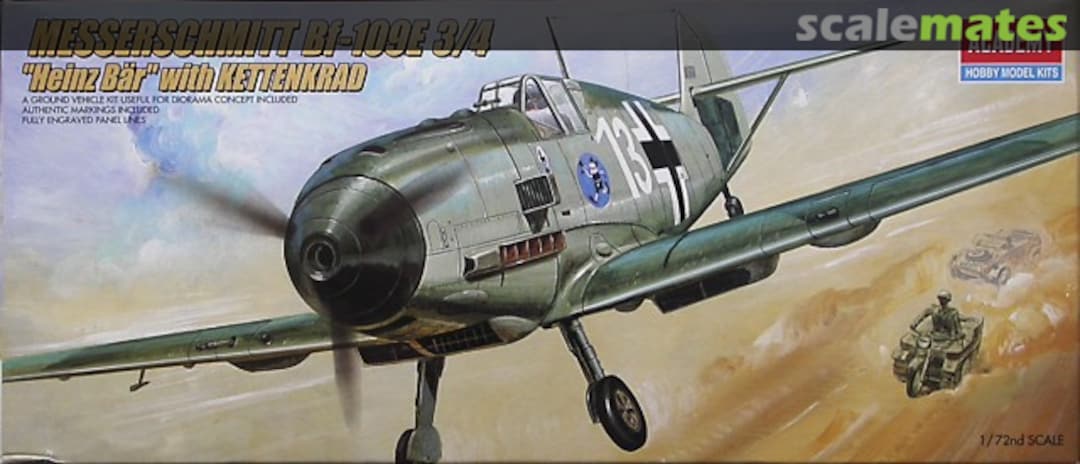 Boxart Messerschmitt Bf-109E 3/4  2214 Academy