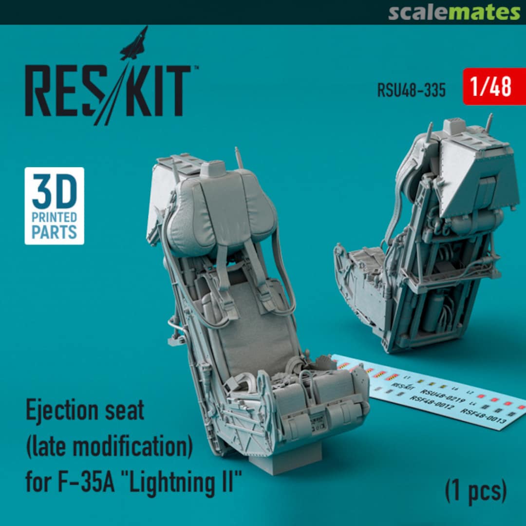 Boxart F-35A Lightning II ejection seat RSU48-0335 ResKit