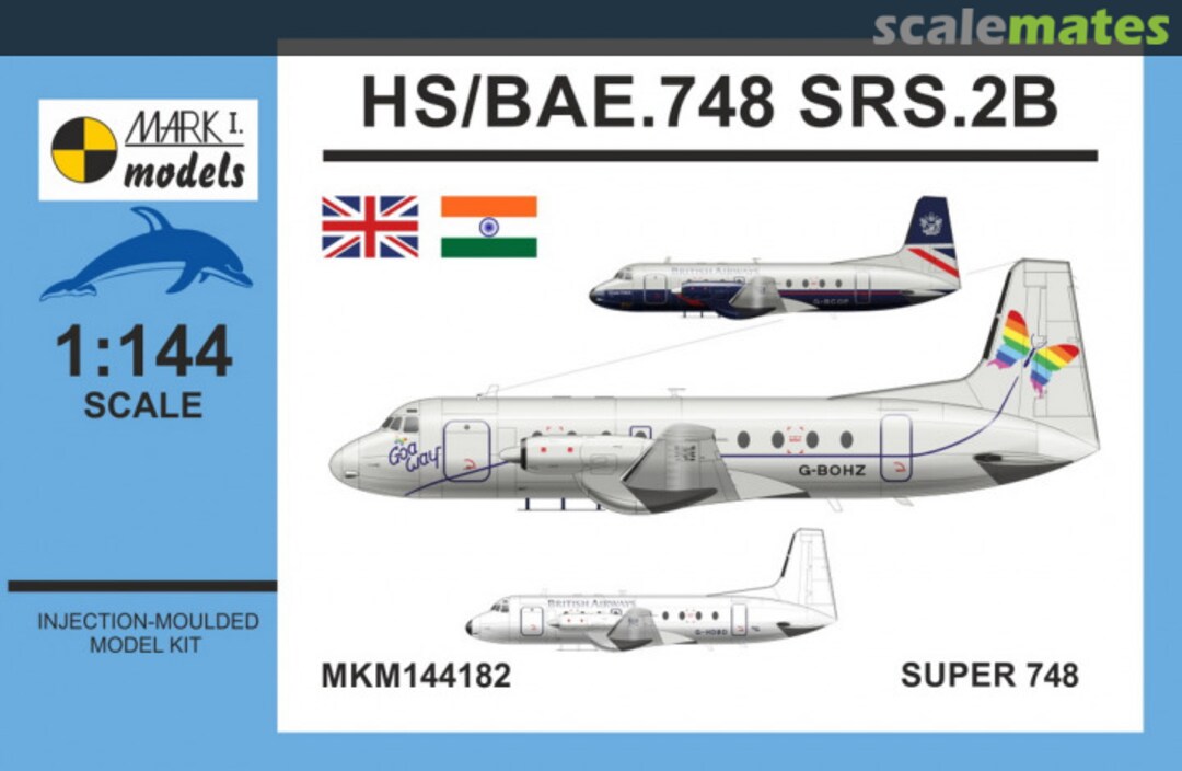 Boxart HS/BAe.748 Srs.2B MKM144182 Mark I Models