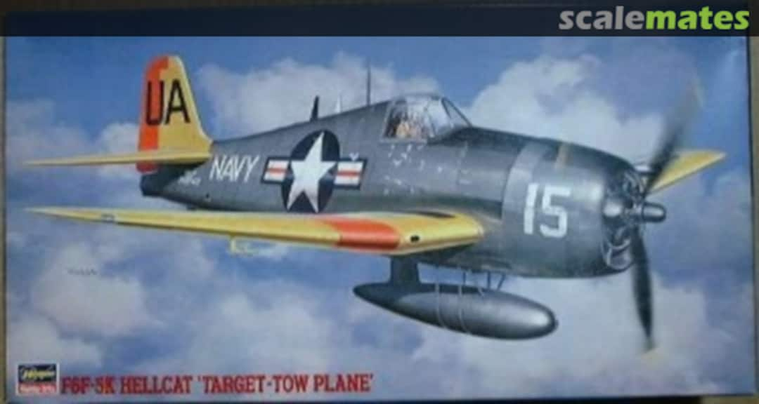 Boxart F6F-5K Hellcat 'Target-Tow Plane' 09275 Hasegawa