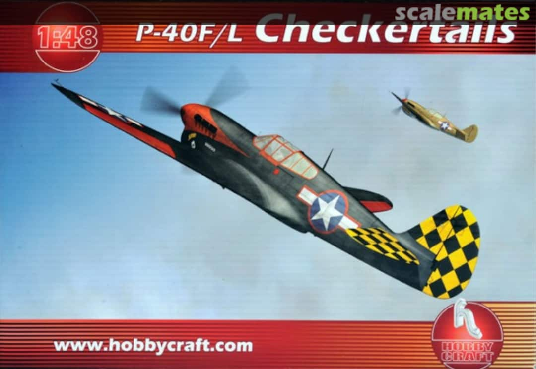 Boxart P-40F/L Checkertails HC1418 Hobbycraft