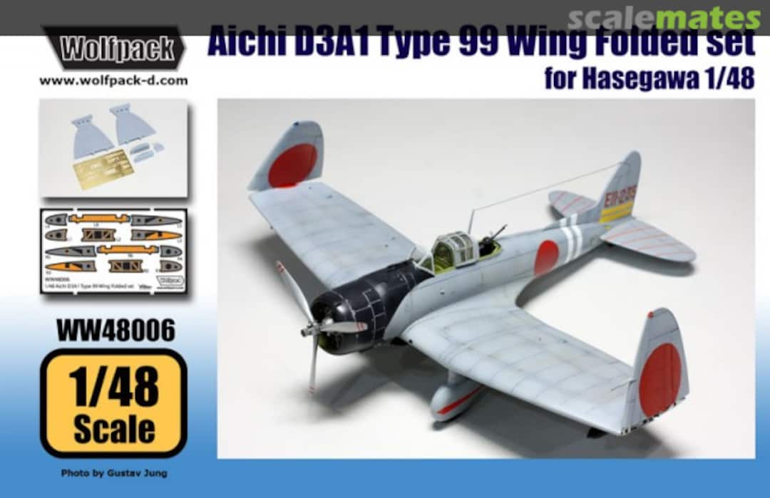 Boxart Aichi D3A1 Type 99 Wing Folded Set WW48006 Wolfpack