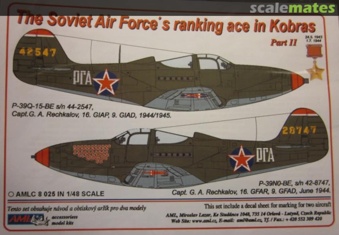 Boxart The Soviet Air Force's Ranking Ace in Kobras Part II AMLC8025 AML