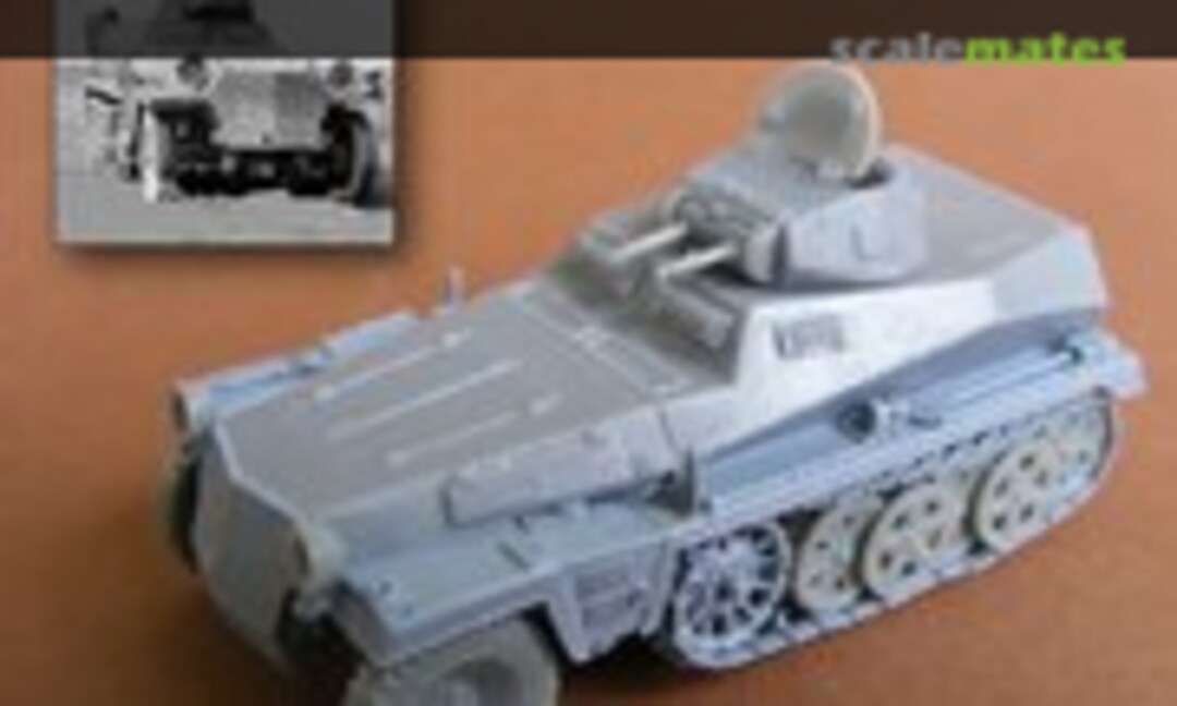 1:72 Sd.Kfz. 253 with Panzer I turret (Modell Trans Modellbau MT72603)