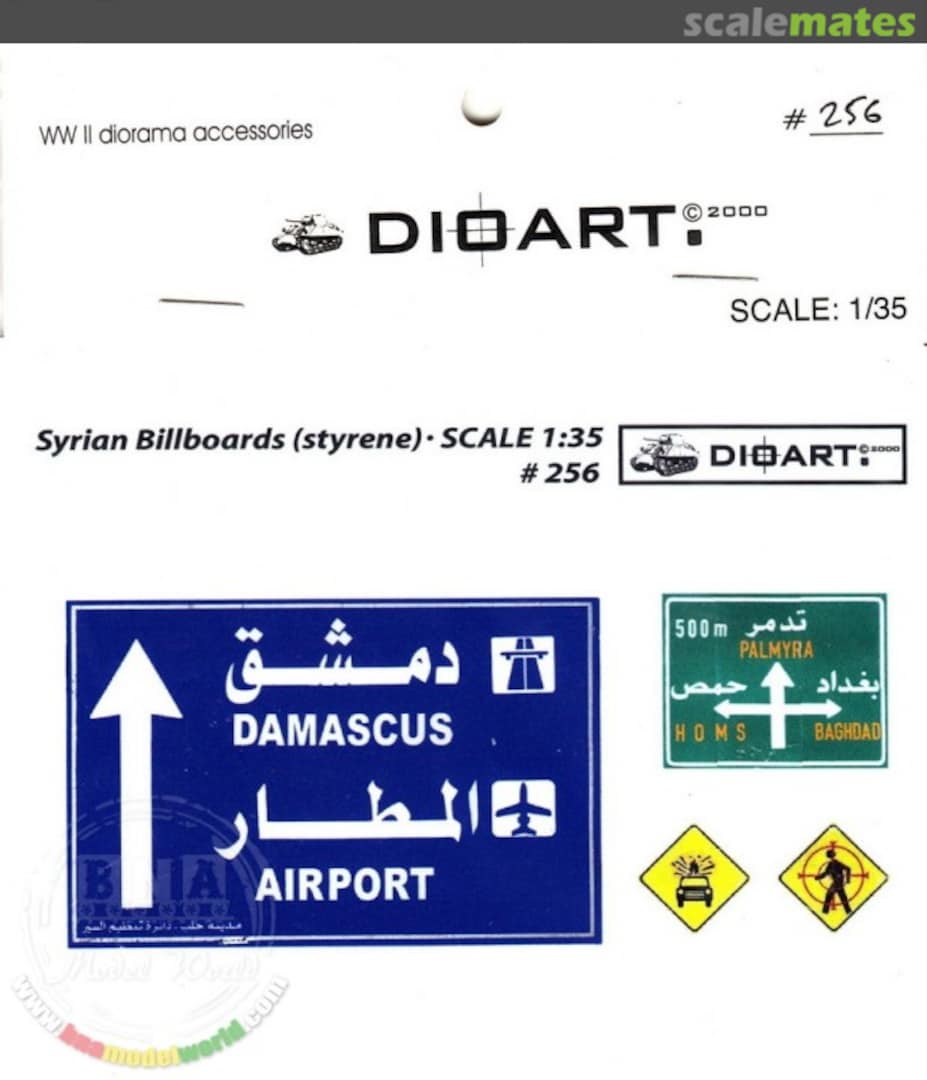 Boxart Syrian Billboards (Styrene) 256 DioArt