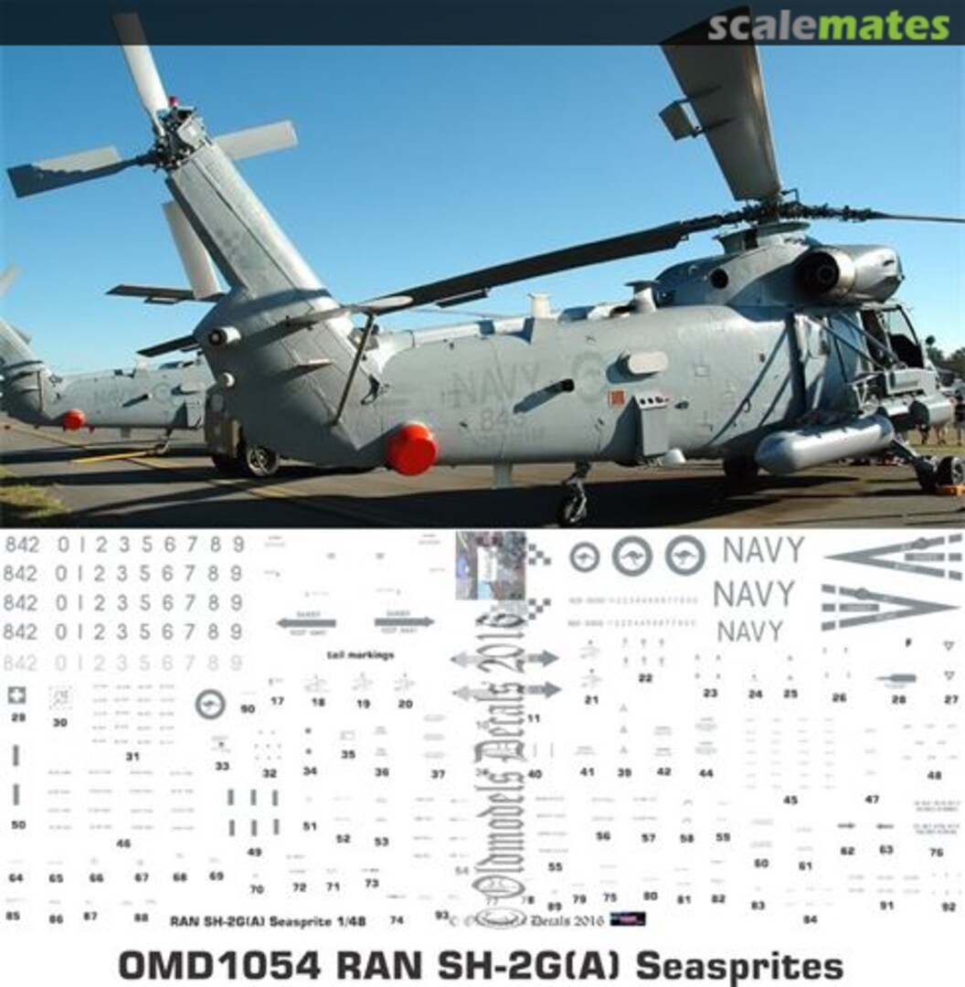 Boxart RAN SH-2G(A) Seasprite OMD1054 Oldmodels Decals