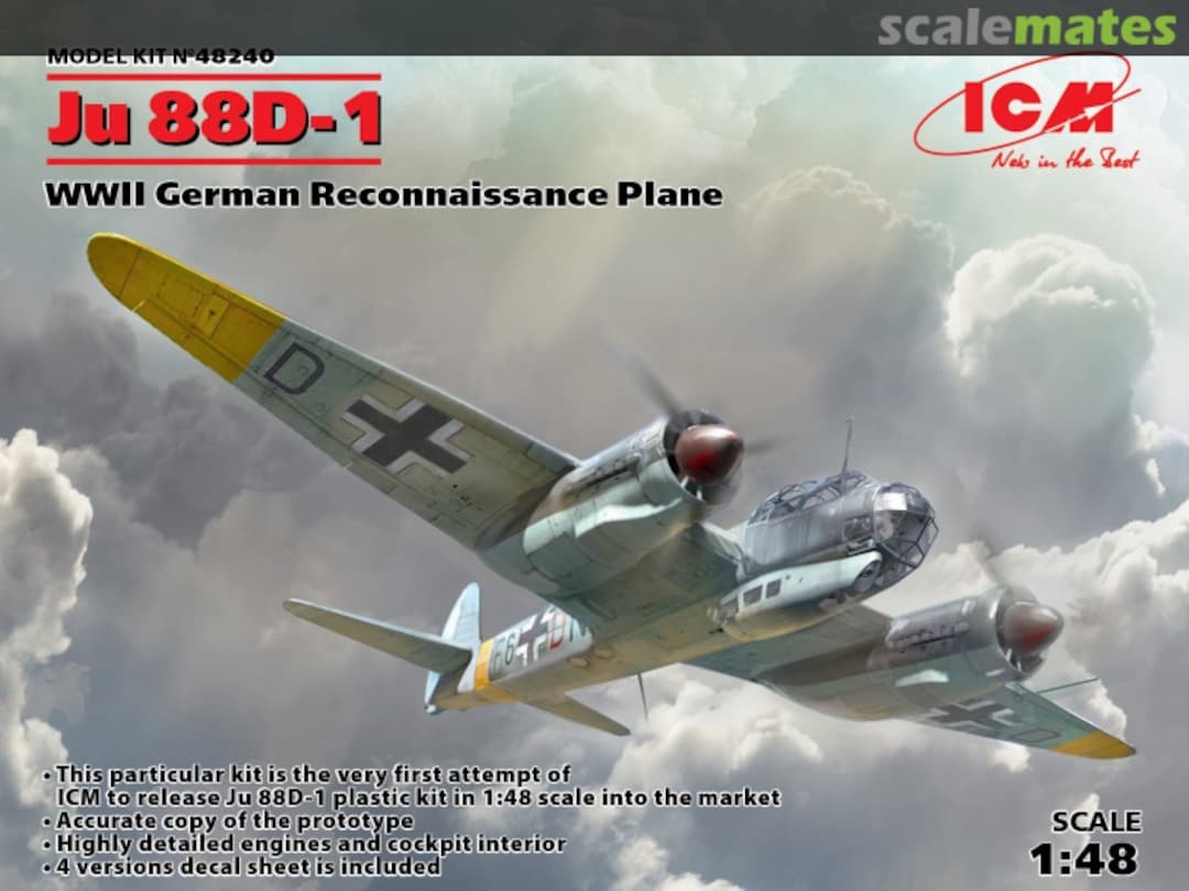 Boxart Ju 88D-1 48240 ICM