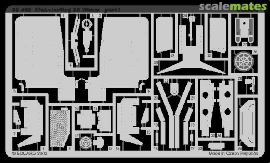 Boxart Flakvierling 38 20mm 35463 Eduard