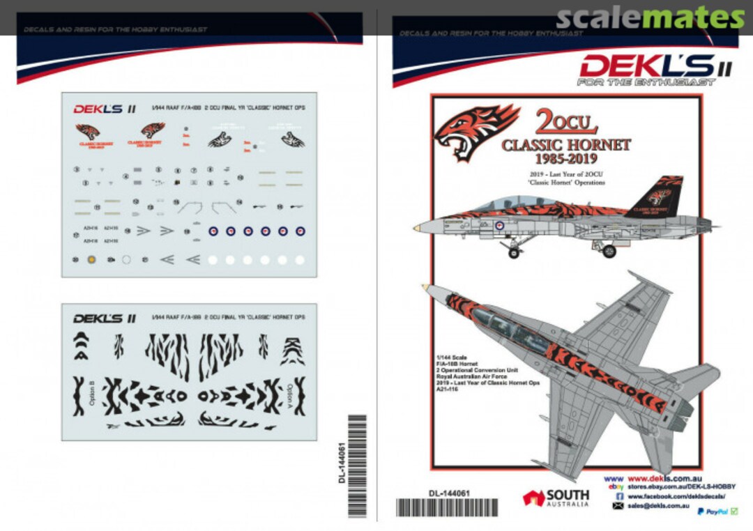 Boxart F/A-18 Hornet DL144061 DEKL's