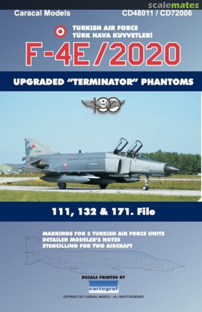 Boxart F-4E/2020 Upgraded "Terminator" Phantoms CD72006 Caracal Models