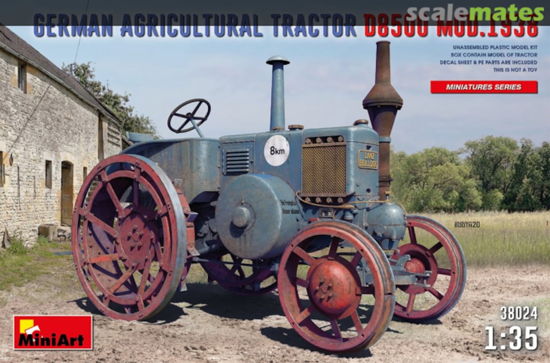 Boxart Agricultural Tractor D8500 38024 MiniArt