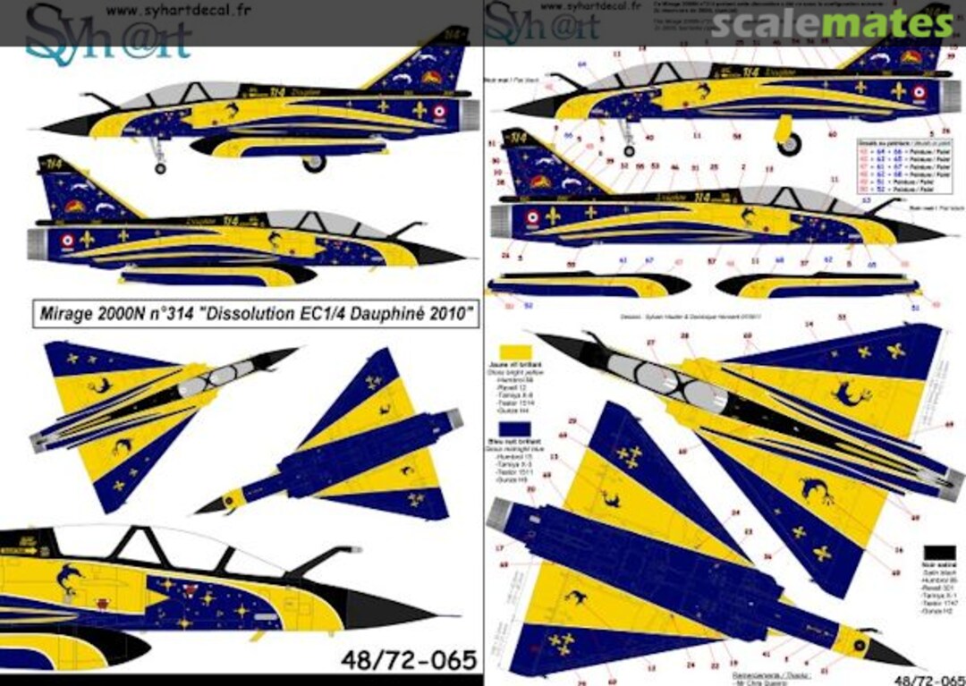 Boxart Dassault Mirage 2000N 72-065 Syhart