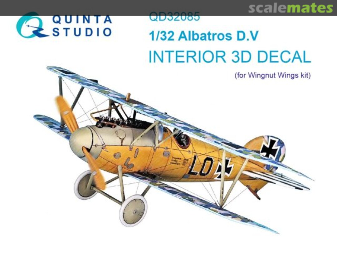 Boxart Albatros D.V interior 3D decals QD32085 Quinta Studio