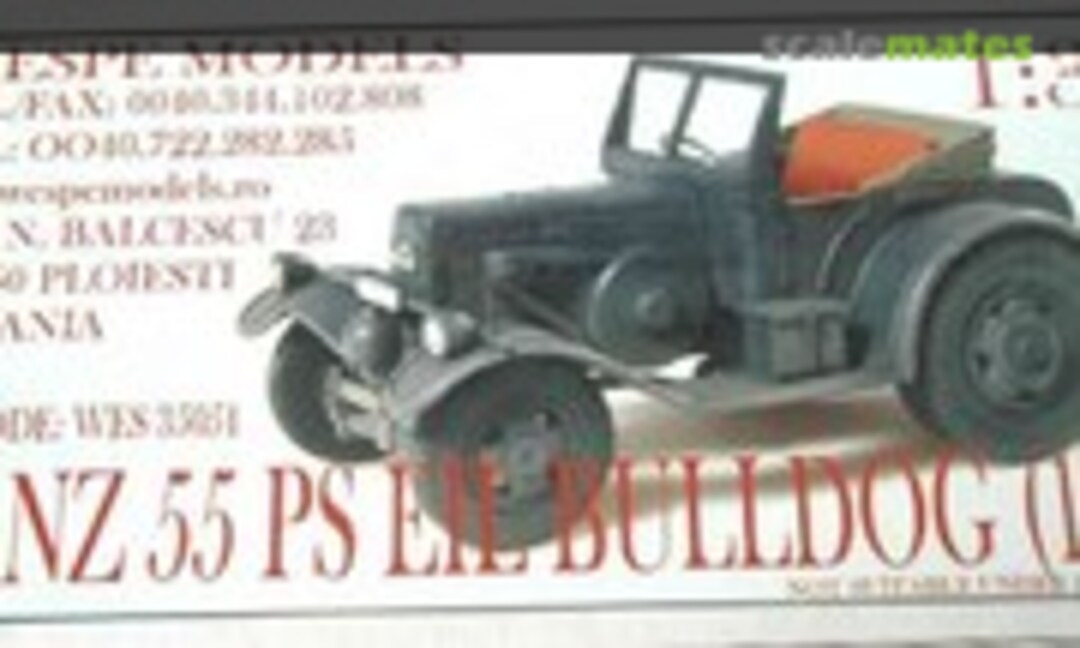 Lanz 55PS Eil Bulldog (1939) (Wespe Models WES 35051)