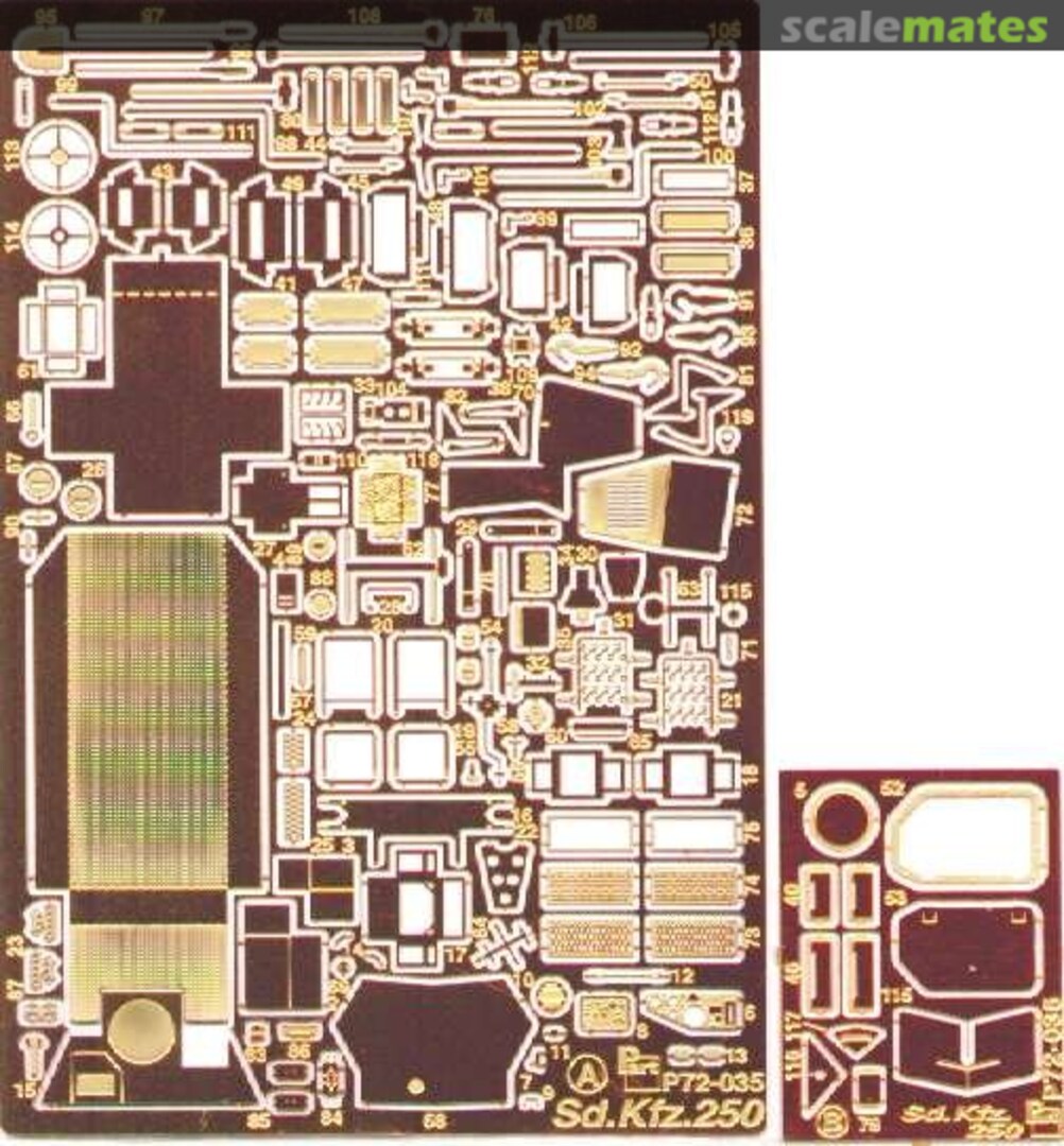 Boxart Sd.Kfz.250 P72-035 Part