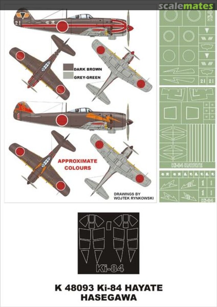 Boxart Nakajima Ki-84 Hayate Frank K48093 Montex